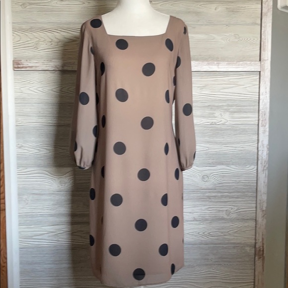Amanda Uprichard polka dot Walsh dress small brown - Picture 5 of 15
